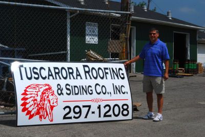 Tuscarora Roofing & Siding Co Sign